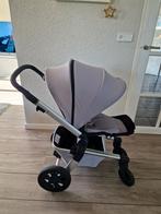 Joolz Hub kinderwagen lichtgrijs + voetenzak, Kinderen en Baby's, Kinderwagens en Combinaties, Gebruikt, Verstelbare duwstang