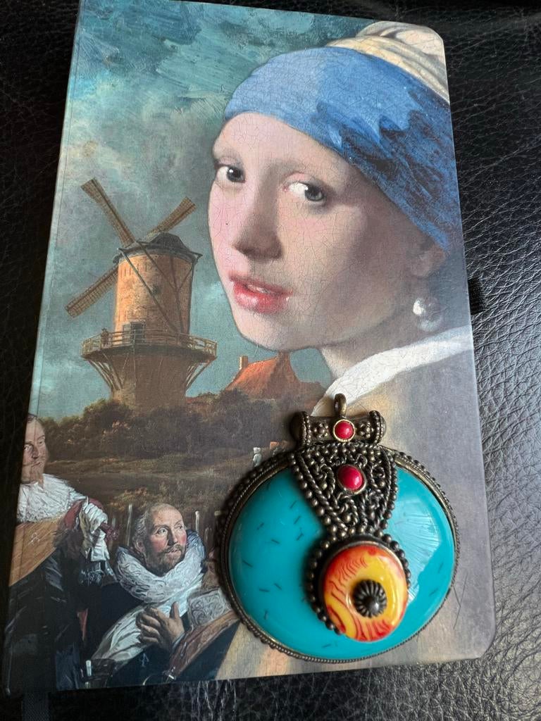 Vintage hanger, Sieraden, Tassen en Uiterlijk, Kettinghangers, Gebruikt, Overige materialen, Overige voorstellingen, Verzenden