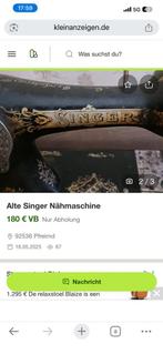 Antieke Singer Naaimachine met Voetpedaal, Antiek en Kunst, Antiek | Naaimachines, Ophalen of Verzenden