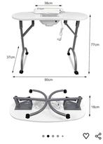 Nageltafel met afzuiging, Ophalen, Overige typen