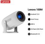 Lenovo 100M Beamer - Android 12, Auto Focus, Wifi 6, Audio, Tv en Foto, Beamers, Ophalen, Nieuw, LED, Full HD (1080)