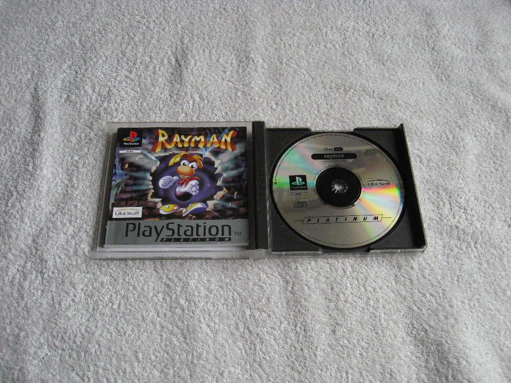 PS1 RAYMAN met boekje (PAL - Platinum), Gebruikt, 1 speler, Ophalen of Verzenden, Vanaf 3 jaar