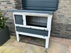 Ferplast konijnenhok grijs/wit, Dieren en Toebehoren, Ophalen, 90 cm of meer, Konijn, Hok