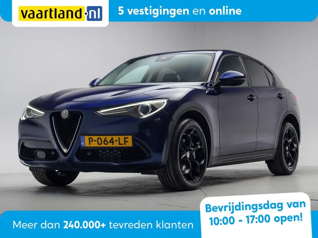 Alfa Romeo Stelvio 2.0 T AWD 280pk Super Aut. [ Xenon Navi H, Auto's, Alfa Romeo, Automaat, 4 cilinders, Blauw, Bedrijf
