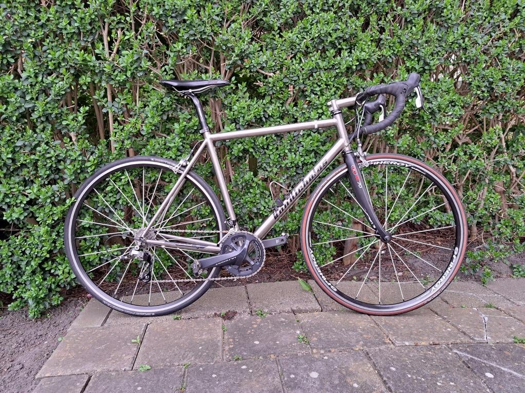 Van Nicholas Mistral racefiets - Maat 56 - Titanium, 28 inch, Gebruikt, Heren, Meer dan 20 versnellingen