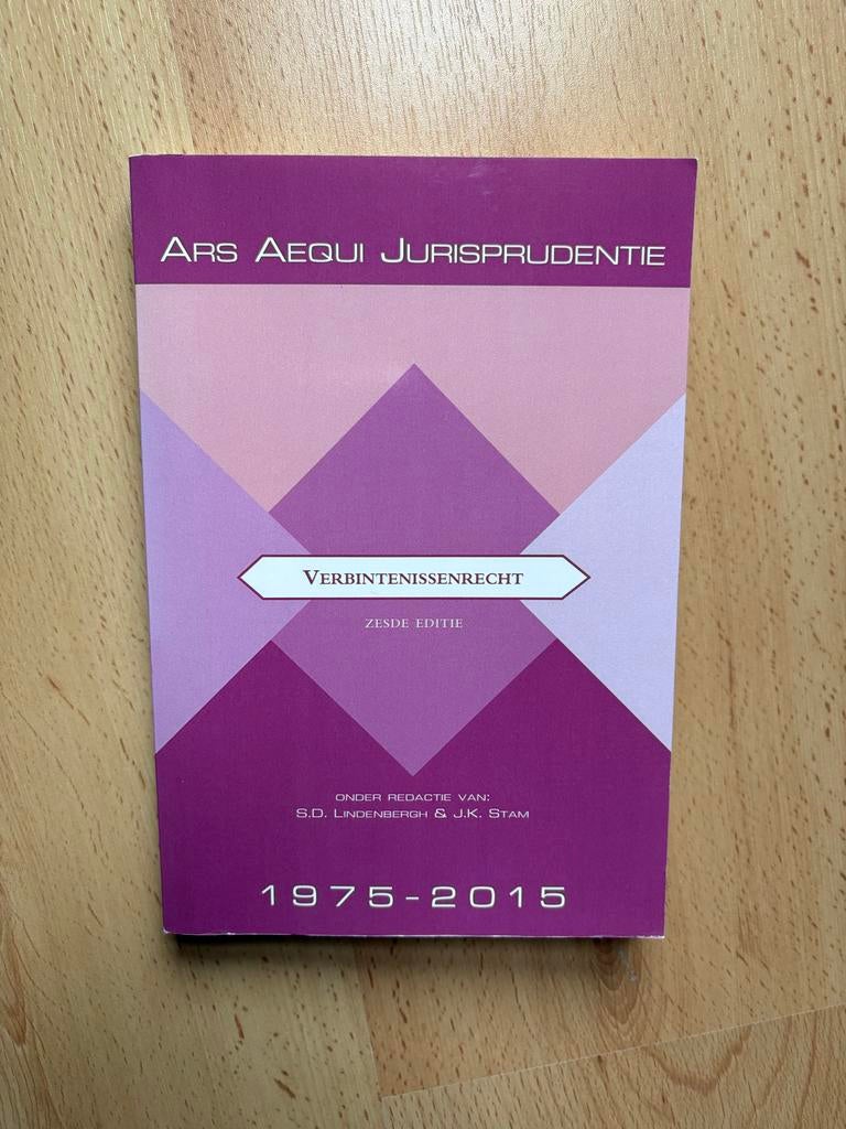 Ars Aequi Jurisprudentie Verbintenissenrecht 1975-2015, Boeken, Ophalen of Verzenden, Gamma, Zo goed als nieuw, WO