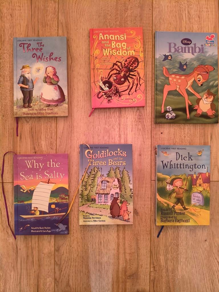 Grote set kinderboeken (Disney & Usborne) –  30+ bo(Engels), Boeken, Ophalen of Verzenden, Gelezen, Sprookjes