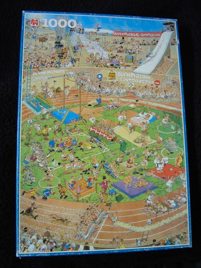 puzzel jan van haasteren, Hobby en Vrije tijd, Ophalen, 500 t/m 1500 stukjes, Zo goed als nieuw