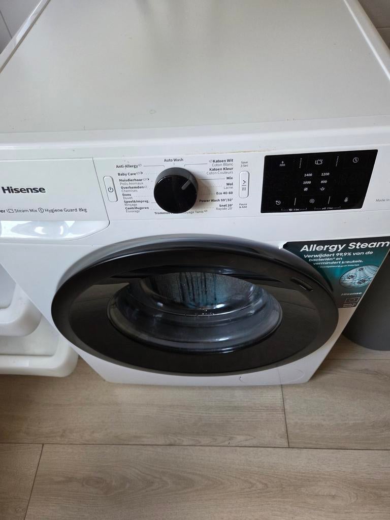 Wasmachine - Zo goed als nieuw, 8kg, Witgoed en Apparatuur, Wasmachines, Ophalen, Zo goed als nieuw, Voorlader, Kort programma