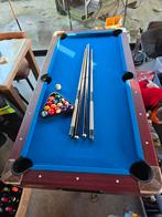 pooltafel inclusief keuen en ballen, Ophalen, Gebruikt, Pooltafel