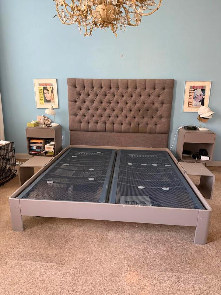 Auping bed met electisch verstelbare bedbodems 180x200, Huis en Inrichting, Slaapkamer | Bedden, Gebruikt, Tweepersoons, 180 cm