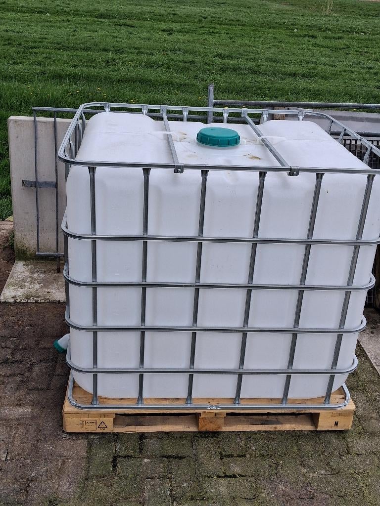 IBC vat, 150 liter of meer, Ophalen, Gebruikt, Met kraantje