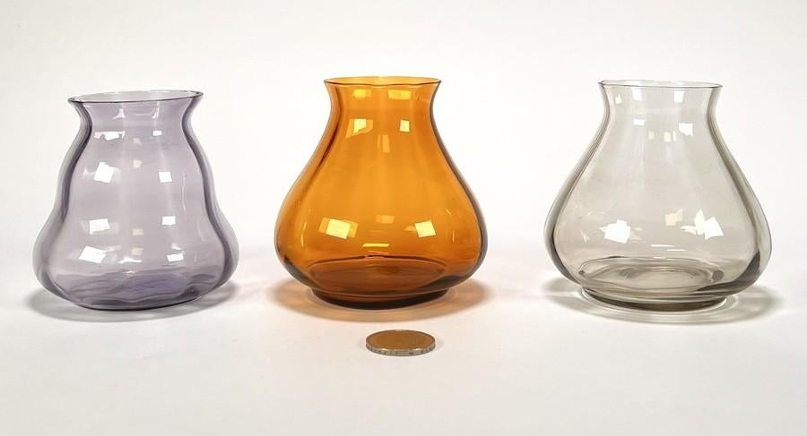 1090. Glazen vaasjes, ca. 1970, Ophalen of Verzenden