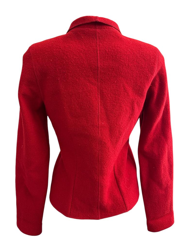 Moq blazer M, Kleding | Dames, Jasjes, Kostuums en Pakken, Ophalen of Verzenden, Zo goed als nieuw, Rood