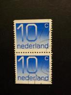 Nederland 7 cijfer uit postzegelboekje gestempeld, Ophalen of Verzenden, Na 1940, Gestempeld