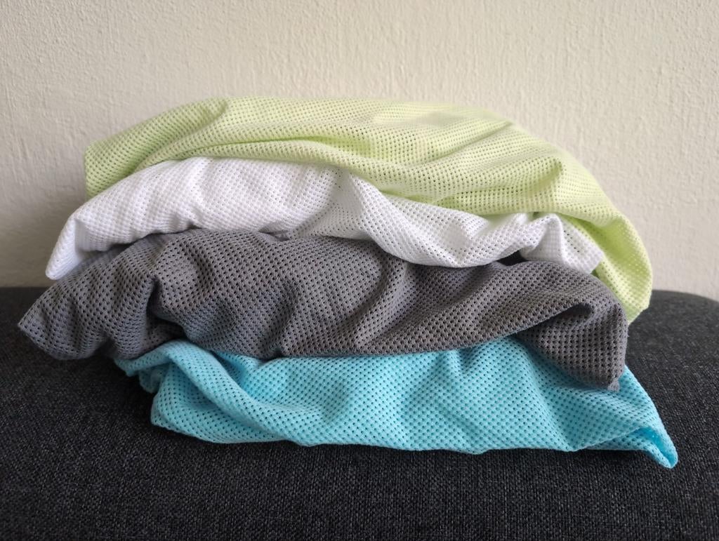 Nuna Sena Aerosleep hoeslakens (4x), Jongetje of Meisje, Ophalen of Verzenden, Zo goed als nieuw, Wit