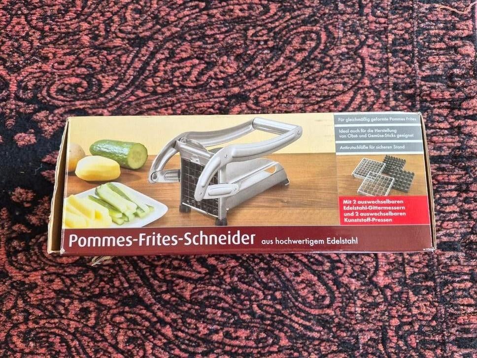 Patatsnijder / Frietjes Snijder van hoogwaardig edelstaal, Ophalen, Overige typen, Metaal, Overige merken