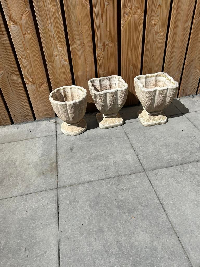 Bloempotten, Tuin en Terras, Ophalen of Verzenden, Zo goed als nieuw, Rond, Minder dan 30 cm