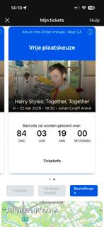 2 tickets staplekken Harry Styles vrijdag 22 mei, Tickets en Kaartjes, Recreatie | Pretparken en Attractieparken, Twee personen