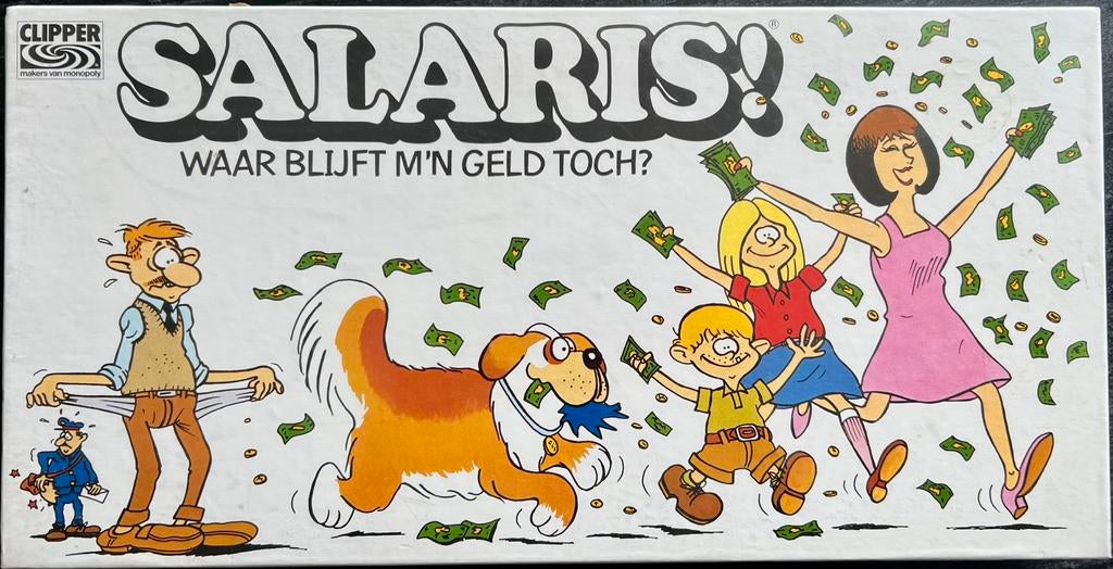 Vintage spel “Salaris” van Clipper uit 1982 NIEUW, Hobby en Vrije tijd, Gezelschapsspellen | Bordspellen, Ophalen of Verzenden