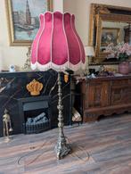 Antieke Klassieke Staande Lamp met Zware Messing Voet, Ophalen