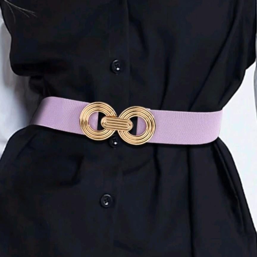 Nieuwe paarse tailleriem met gouden gesp, Kleding | Dames, Riemen en Ceinturen, Overige kleuren, 3 tot 5 cm, Tailleriem, Ophalen of Verzenden