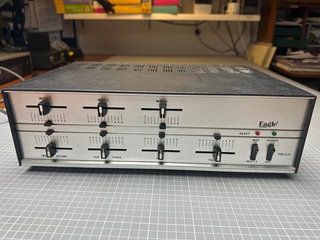 Eagle International PRO A35 Versterker - Vintage Audio, Audio, Tv en Foto, Buizenversterkers, Ophalen of Verzenden
