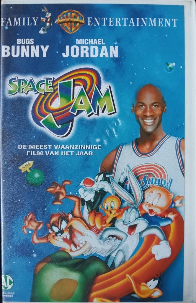 Space Jam ex-rental VHS, Vanaf 16 jaar, Ophalen of Verzenden, Gebruikt, Horror