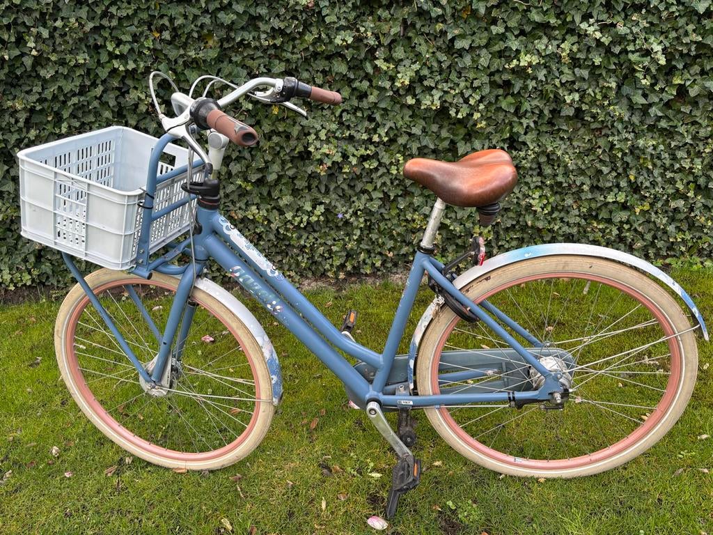 Gazelle damesfiets met mandje - Ideaal voor stadsritten, Fietsen en Brommers, Ophalen, Versnellingen, Gazelle, 53 tot 56 cm
