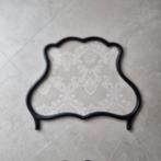 Antiek zwart plantenscherm met sierlijk kantpatroon, Ophalen