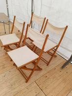 4 x klapstoelen voor in de tuin, Ophalen