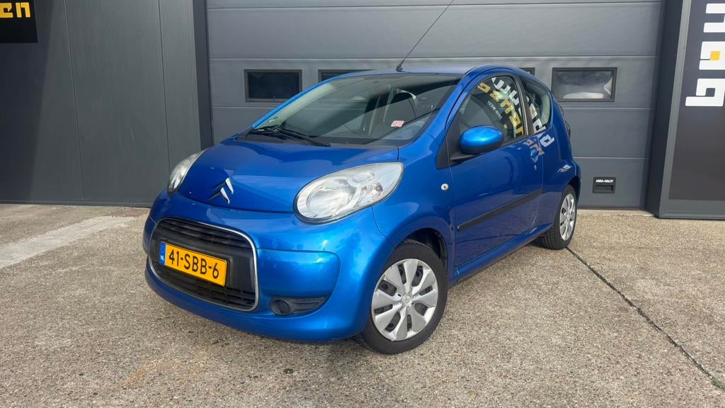 Citroen C1 1.0 12V 3DRS 2011 Blauw Airco Apk Nap Navi, Auto's, Citroën, Voorwielaandrijving, Stof, Zwart, USB