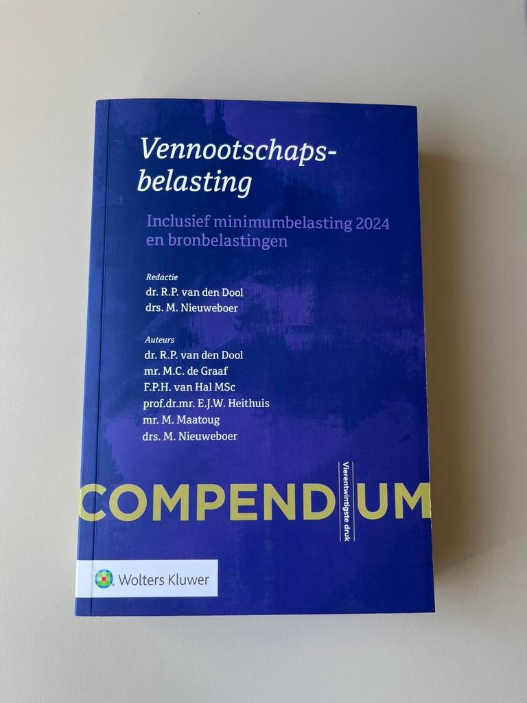 Compendium Vennootschapsbelasting, Boeken, Ophalen of Verzenden, Nieuw