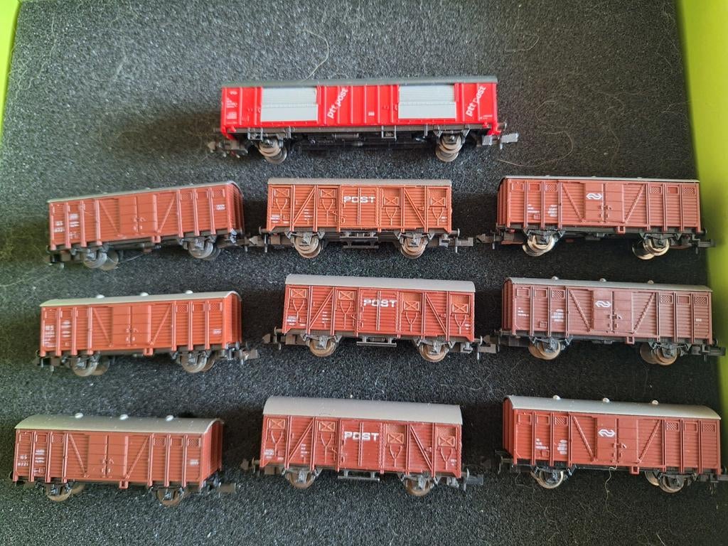 Roco NS postwagen 10 Stuks spoor N, Hobby en Vrije tijd, Modeltreinen | N-Spoor, Gebruikt, Gelijkstroom, Wagon, Ophalen of Verzenden