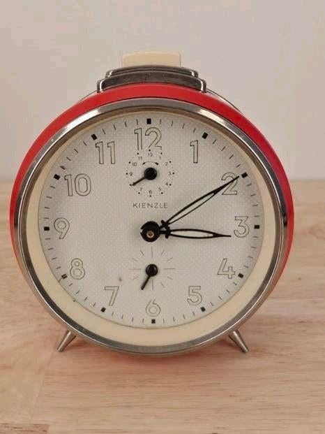 Vintage Kienzle Wekker – Mid-Century Design – Werkend, Ophalen of Verzenden