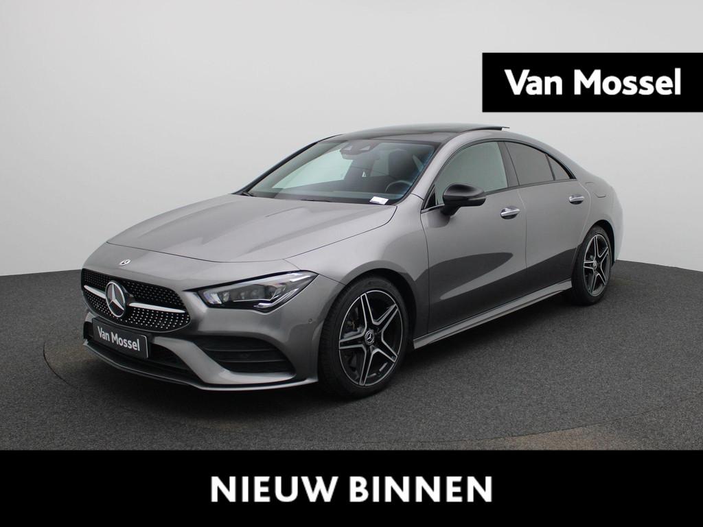 Mercedes-Benz CLA 200 AMG Line | PANORAMADAK | ACHTERUITRIJC, Auto's, Stof, Gebruikt, Zwart, 4 cilinders