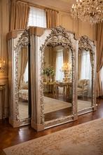 Zilver barok spiegel, Antiek en Kunst, Antiek | Spiegels, Ophalen of Verzenden, Rechthoekig