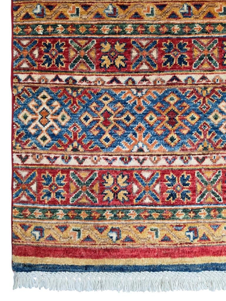 Handmade Ushak Khorjin carpet modern New wool 155x220cm, Hype pop up, Crème, Persian, Perzisch, vintage, oosters, hype, Hype pop up