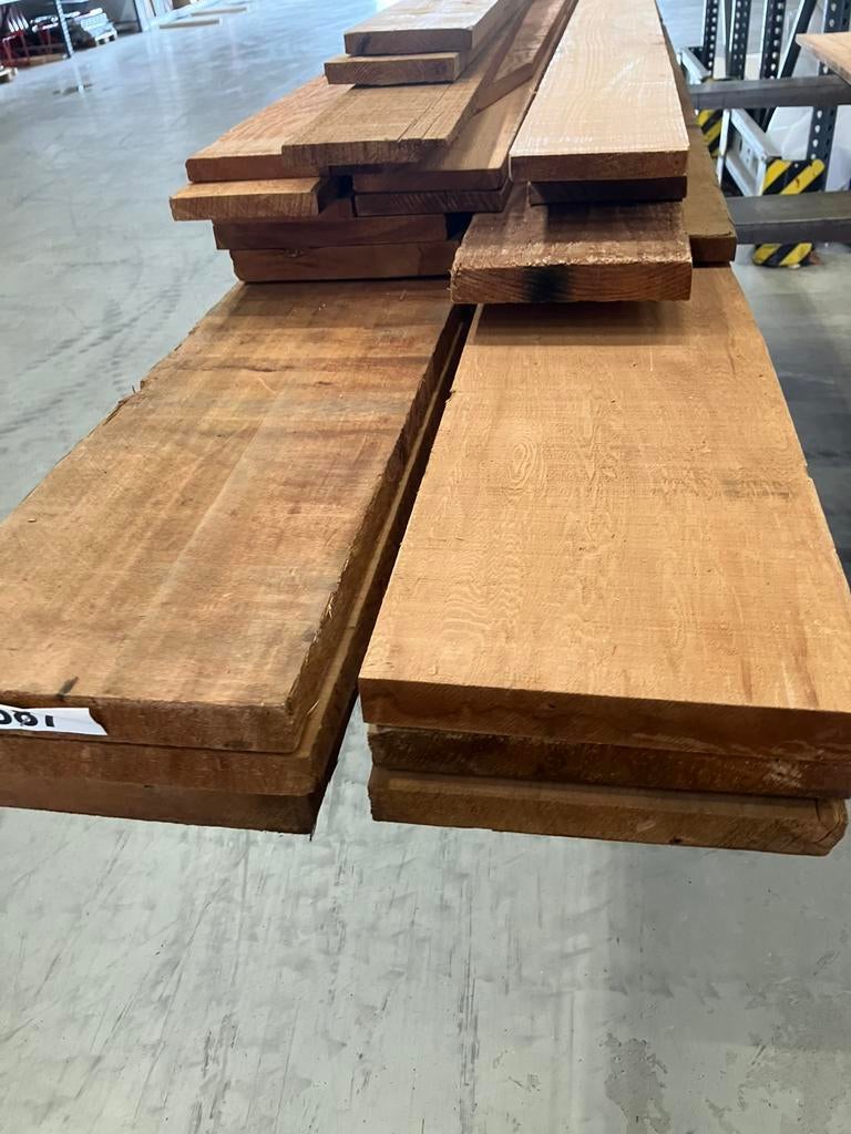 Diverse planken red cedar ruig, Ophalen of Verzenden, Zo goed als nieuw, 250 cm of meer, Planken