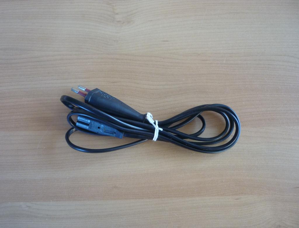 Zwart netsnoer 2-pin C7 female Euronetsnoer voedingskabel, Audio, Tv en Foto, Audiokabels en Televisiekabels, Ophalen of Verzenden