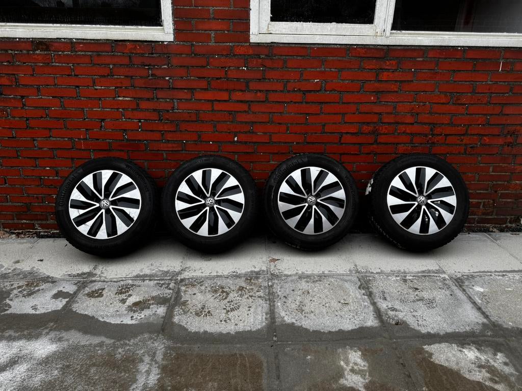 Vw Bluemoten velgen met bijna nieuwe banden, Ophalen, 15 inch, Band(en), 185 mm