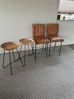 Barkrukken 4 stuks, Ophalen, 5 krukken of meer, 60 tot 90 cm, Zo goed als nieuw