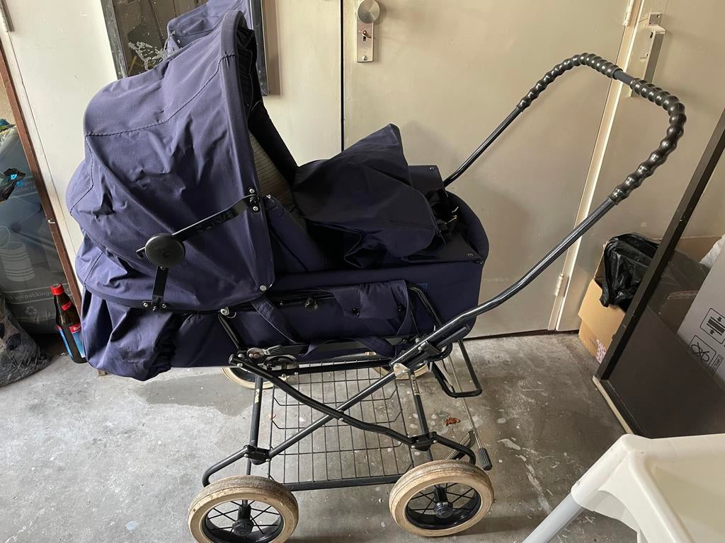 Vintage kinderwagen - Gratis af te halen, Gebruikt, Met reiswieg, Ophalen, Kinderwagen