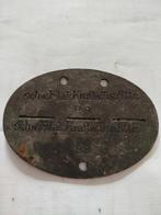 Flak Erkennungsmarke duits wo2, Verzamelen, Ophalen of Verzenden, Duitsland, Embleem of Badge