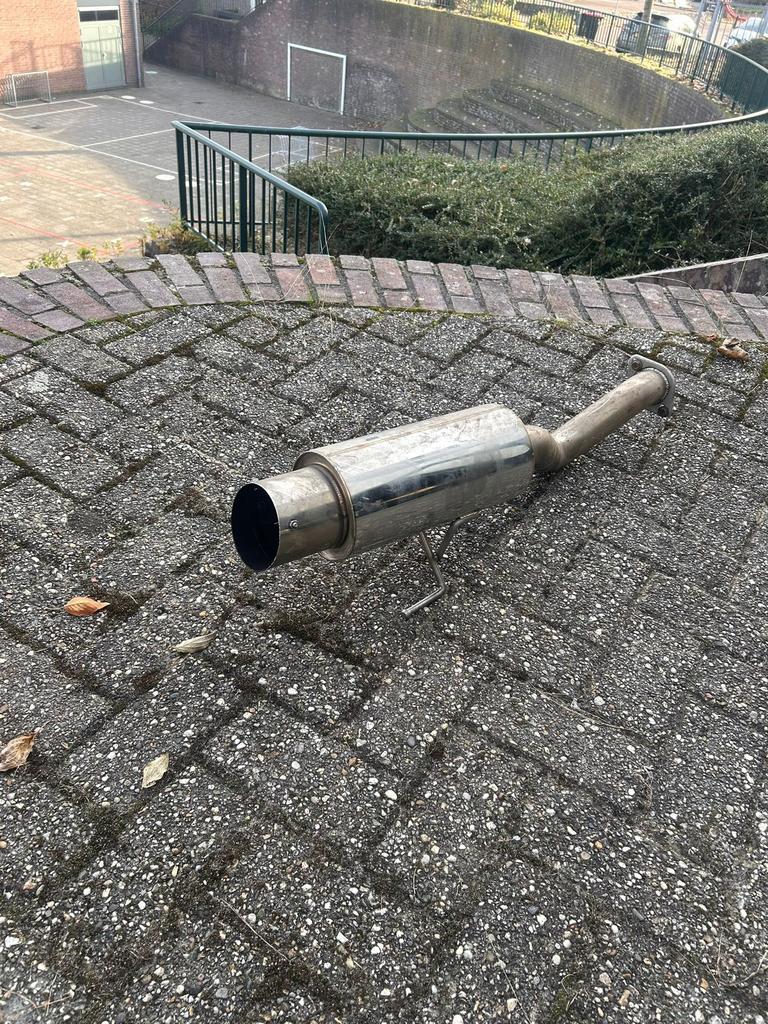 Srs g55 Honda civic EP 1/2 uitlaat + katvervanger, Ophalen, Gebruikt, Honda