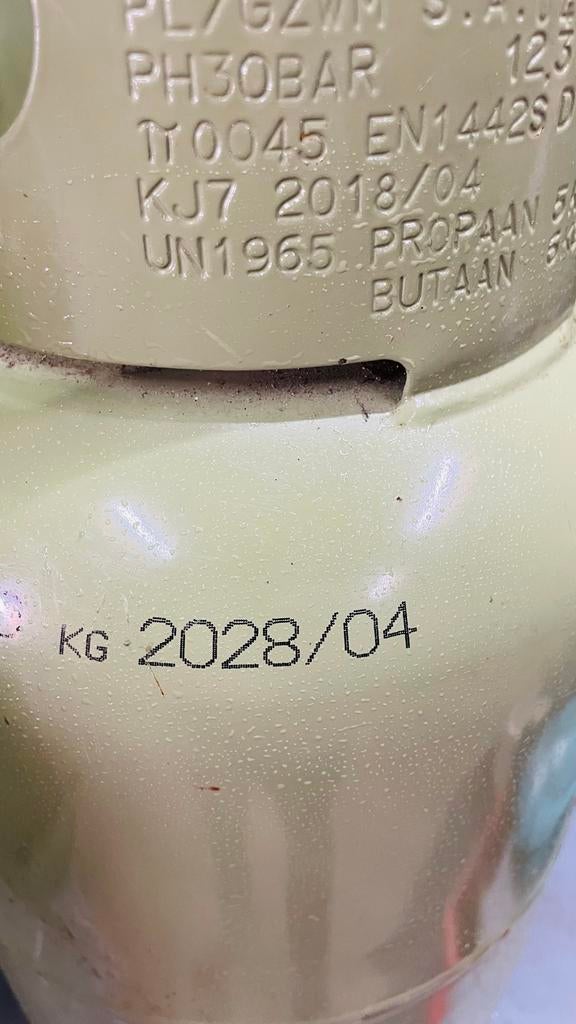 Volle gasfles met keur 2028, Ophalen of Verzenden, Gebruikt