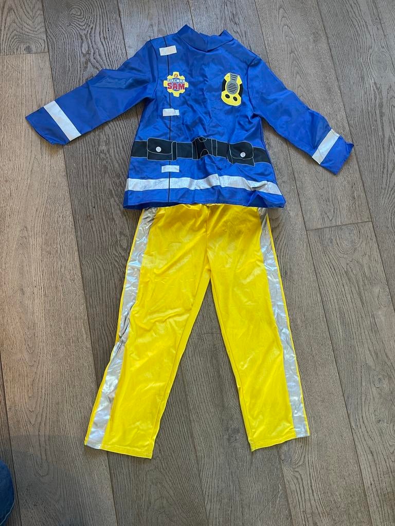 Beandweerman Sam Outfit 5-6 jaar, Ophalen of Verzenden, Zo goed als nieuw, 104 of kleiner, Jongen of Meisje
