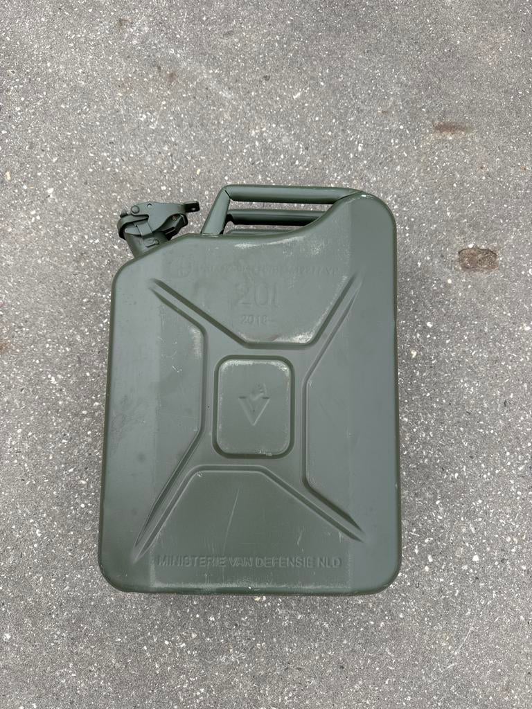 Jerrycan 20 liter metaal, Ophalen of Verzenden, Gebruikt, Universele onderdelen