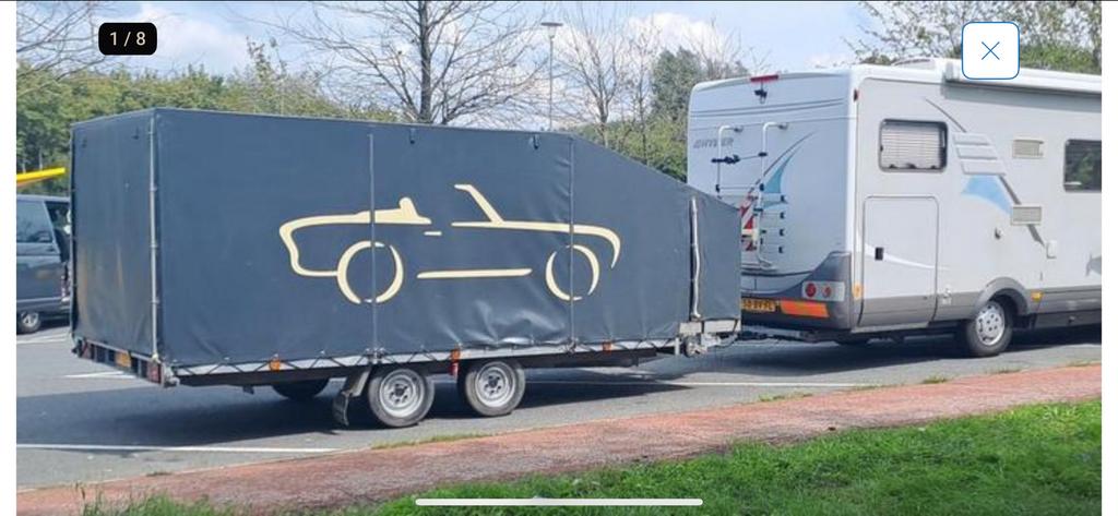 Gesloten autoambulance., Auto diversen, Aanhangers en Bagagewagens, Ophalen, Gebruikt