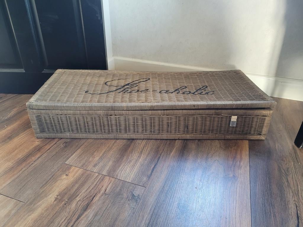 Grote schoenenmand mand schoenen shoeaholic riviera maison, Overige materialen, Minder dan 50 cm, 50 tot 100 cm, Ophalen of Verzenden